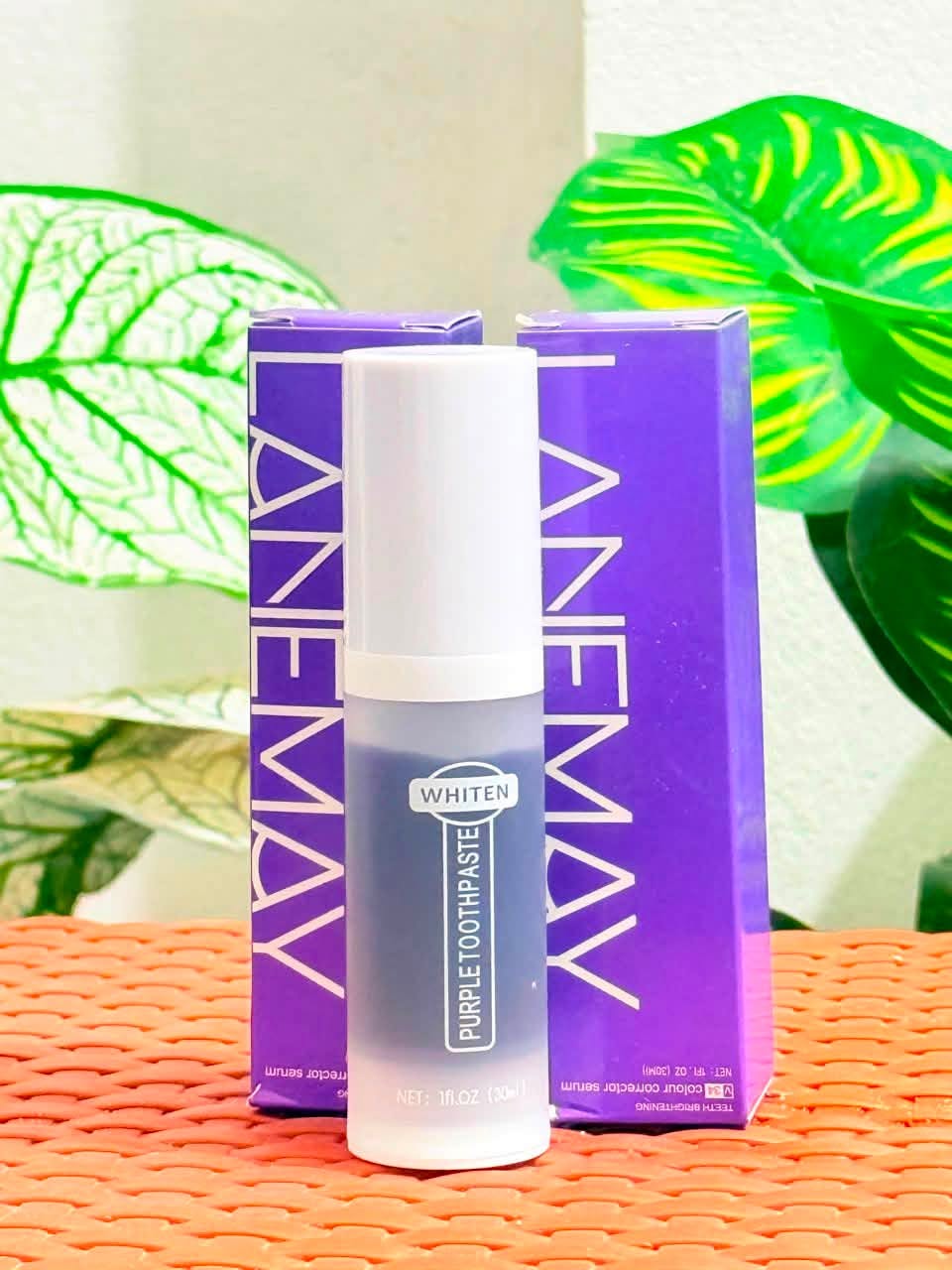 Lanemay V34 Color Corrector Purple Toothpaste 